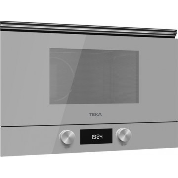 Teka ML 8220 BIS L SM Steam Grey Εντοιχιζόμενος Φούρνος Μικροκυμάτων 